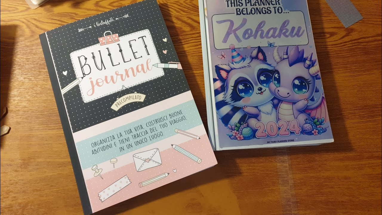 il mio nuovo bullet journal