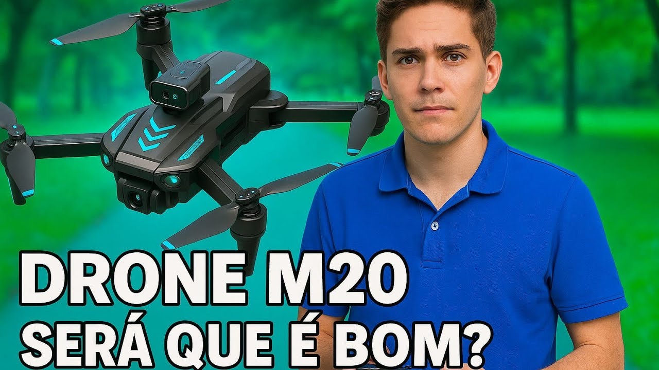 Testamos o Drone M20 com vento forte será q aguenta o vento