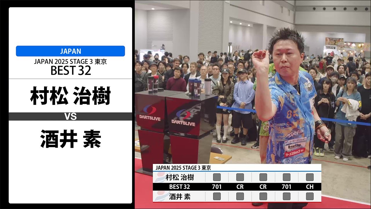 【村松 治樹 VS 酒井 素】JAPAN 2025 STAGE3 東京 BEST32