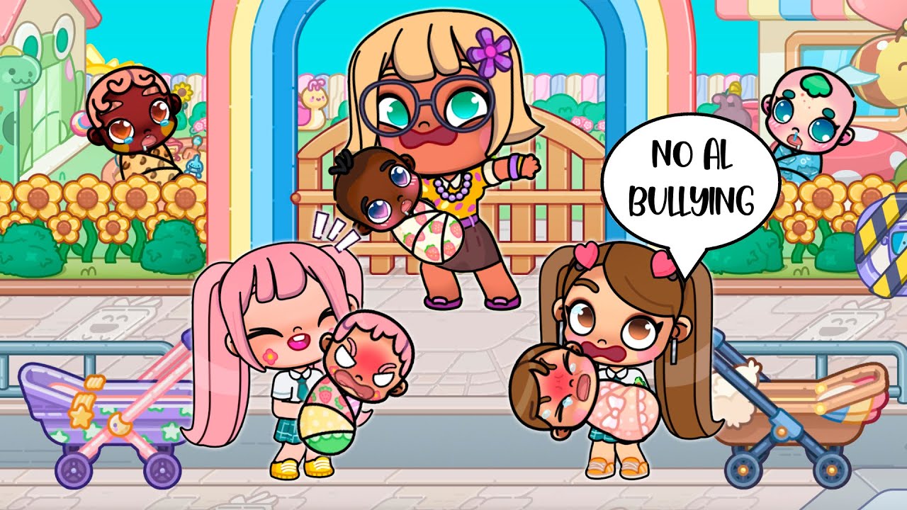PRIMER DÍA DE GUARDERÍA DE MI HERMANITA LILI *LE HACEN BULLYING* 📚😥 Avatar World | Alicia Gameplays