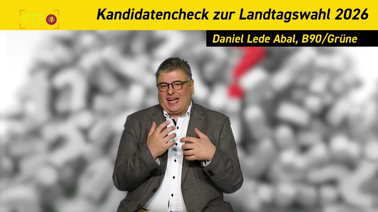 Kandidatencheck zur Landtagswahl 2026: Daniel Lede Abal, B90/Grüne (Wahlkreis Tübingen)