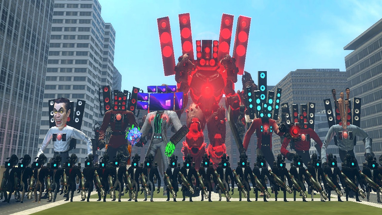 ALL SKIBIDI TOILET BOSSES VS TITAN CAMERAMAN, TV MAN & SPEAKERMAN – IN GARRY'S MOD!