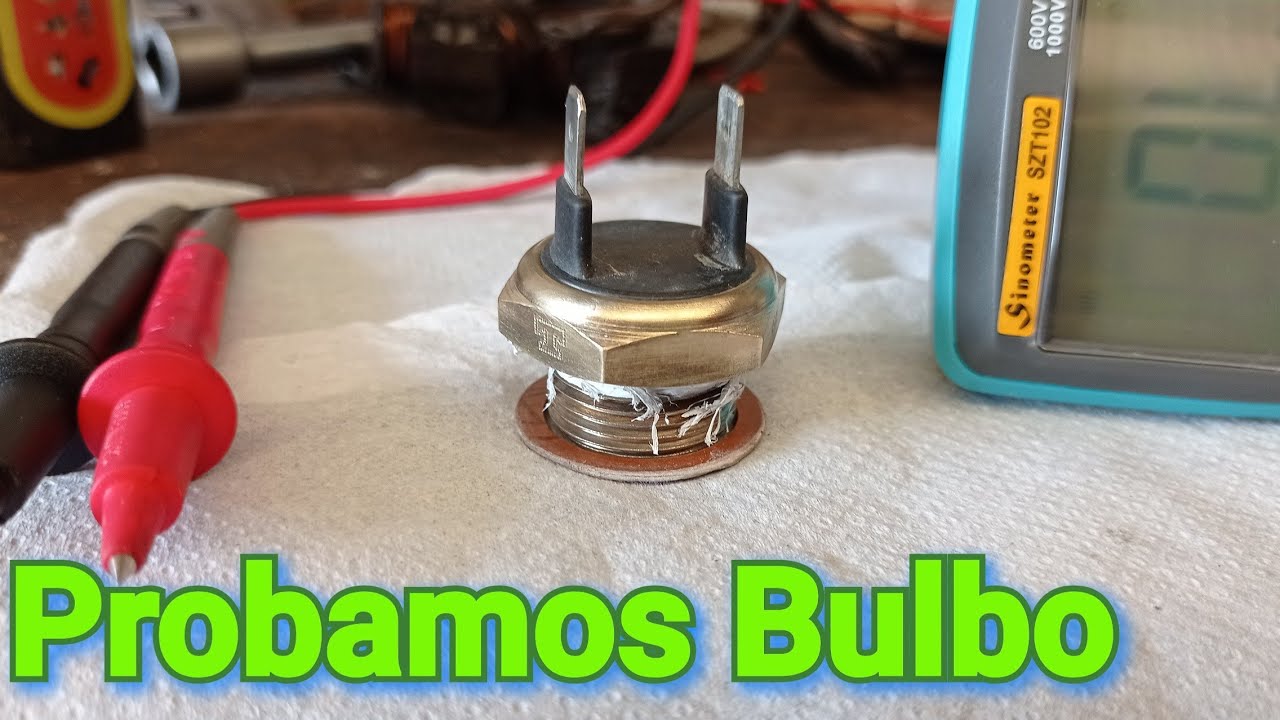 Como probar sensor/bulbo electroventilador