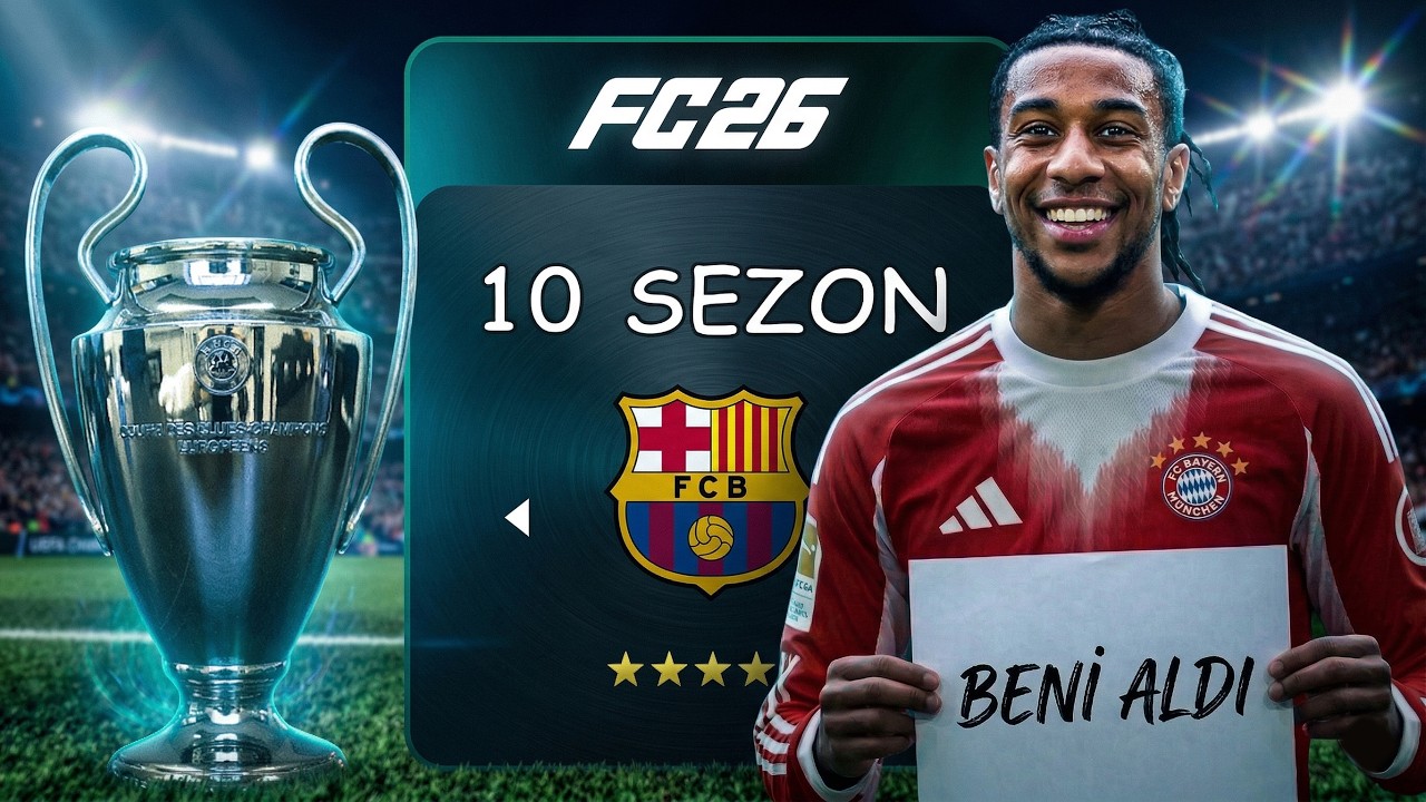 ŞAMPİYONLAR LİGİNİ KAZANAMAZSAM EN İYİ FUTBOLCUMU KAYBEDERİM ! EA FC 26 BARCELONA
