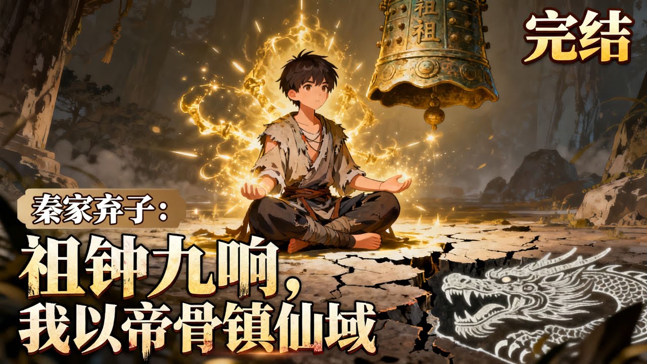 【完结】《秦家弃子：祖钟九响，我以帝骨镇仙域》作为废少主被饿三月等死，签到觉醒鸿蒙造化丹，寂灭帝胎逆转为混沌帝骨，修为瞬间突破三境，引动祖龙脉咆哮震惊荒古！#玄幻