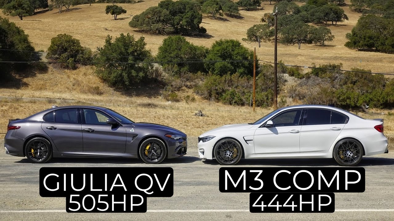 2018 Alfa Romeo Giulia Quadrifoglio vs 2018 BMW M3 Competition - Head to Head Review!