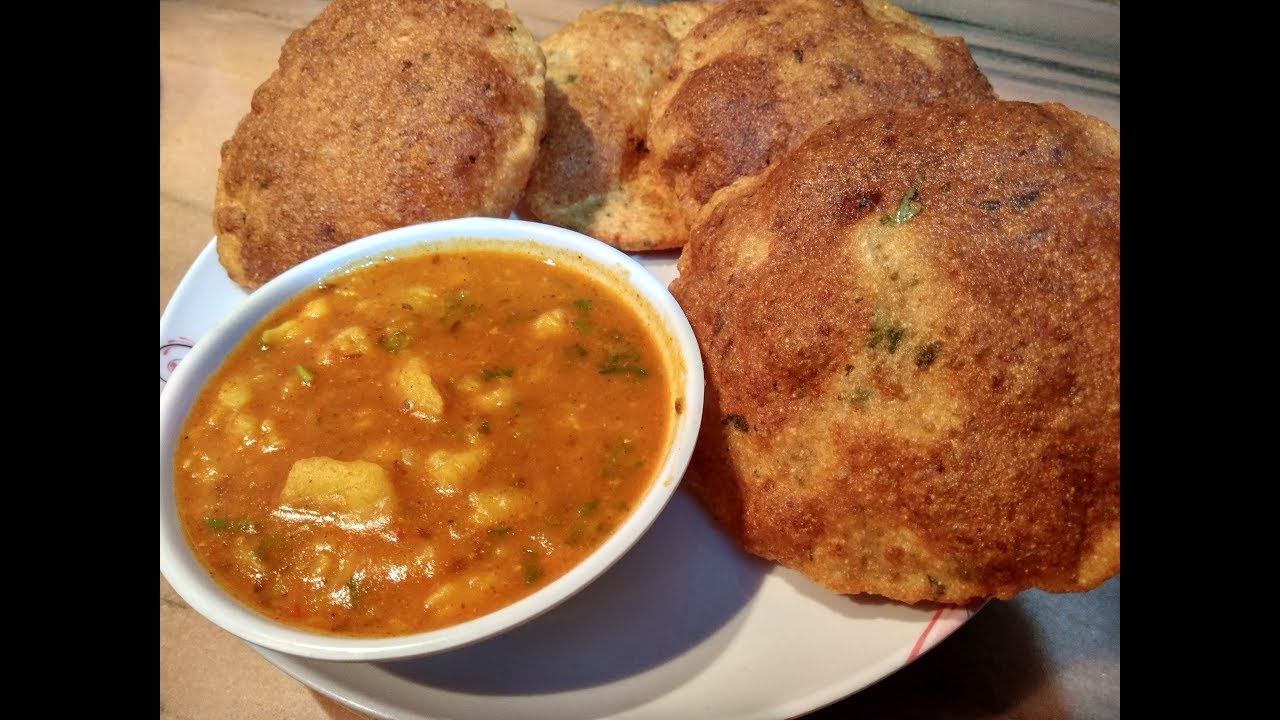 आगरा- मथुरा की मशहूर बेड़मी पूरी और आलू की सब्जी | Bedai Pudi with Alloo ki Sabji | Urad Daal Bedai