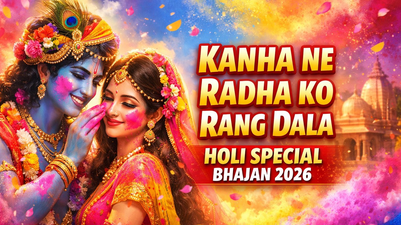 Kanha Ne Radha Ko Rang Dala | Holi Special Radha Krishna Song 2026 | Beautiful Brij Holi Celebration
