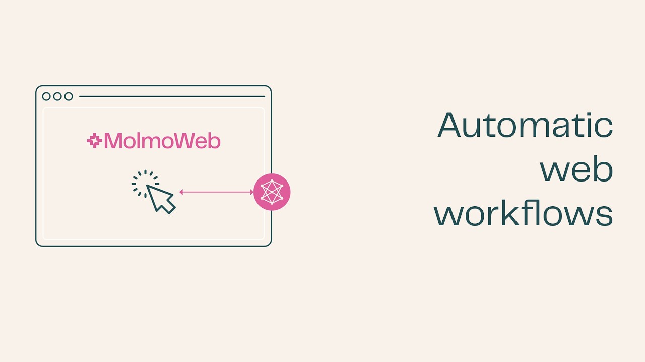 Automatic web workflows with MolmoWeb