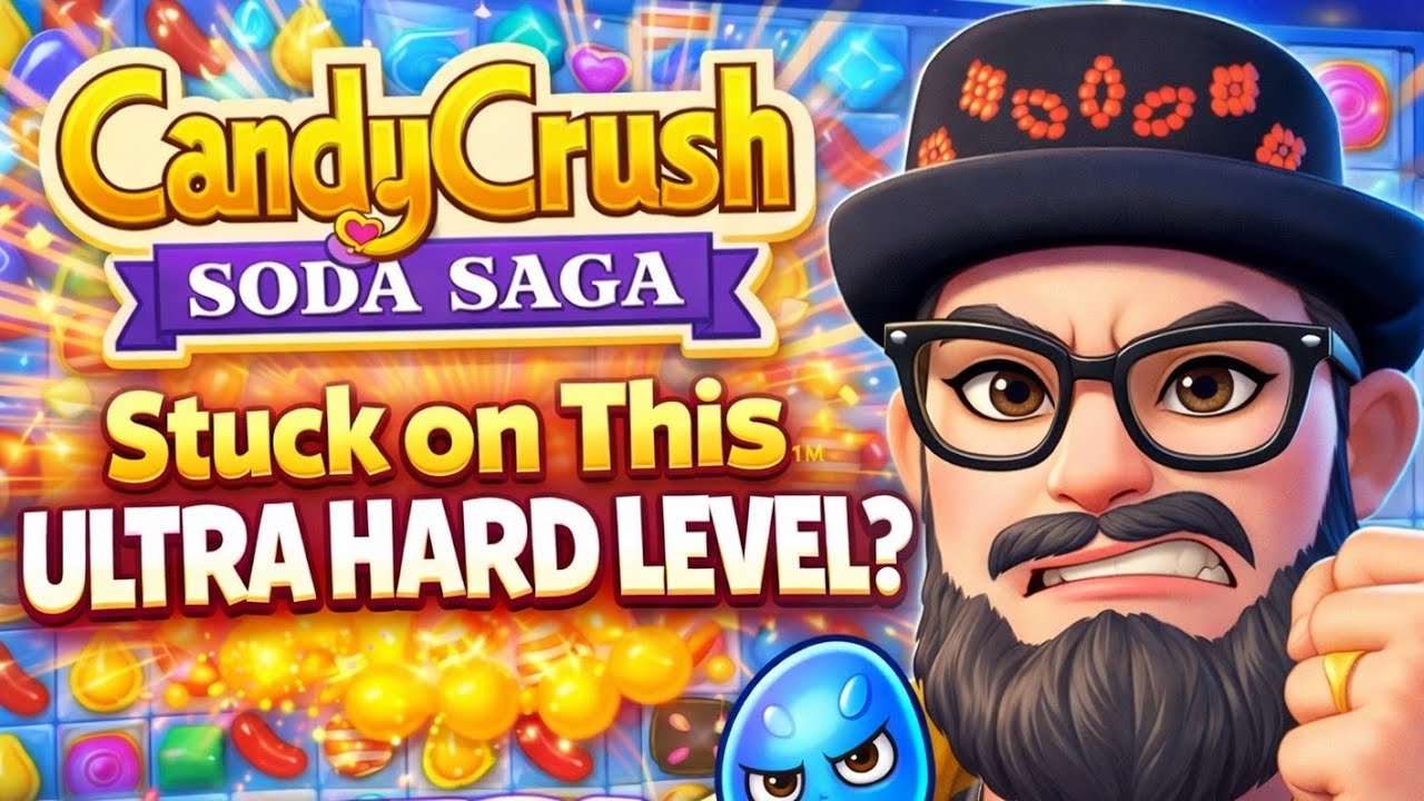 Stuck on This ULTRA HARD LEVEL? I Beat It In ONE MOVE! | Candy Crush Soda Saga