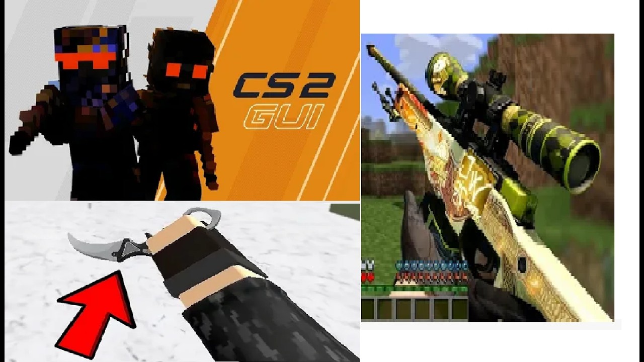 Ресурс пак на к CS в майнкрафт. Это дико круто! [ Гайд ]