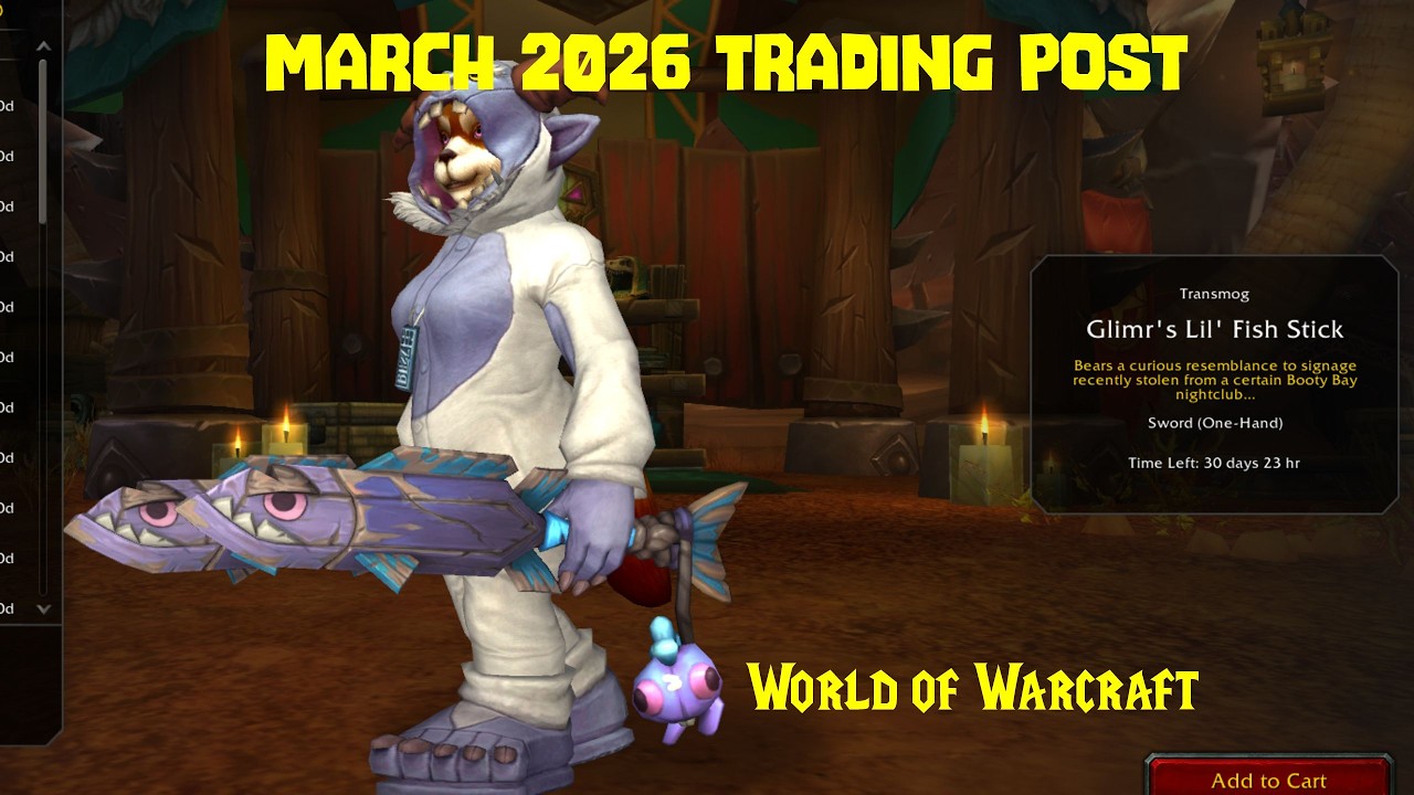 March 2026 Trading Post and Traveler's Log - World of Warcraft
