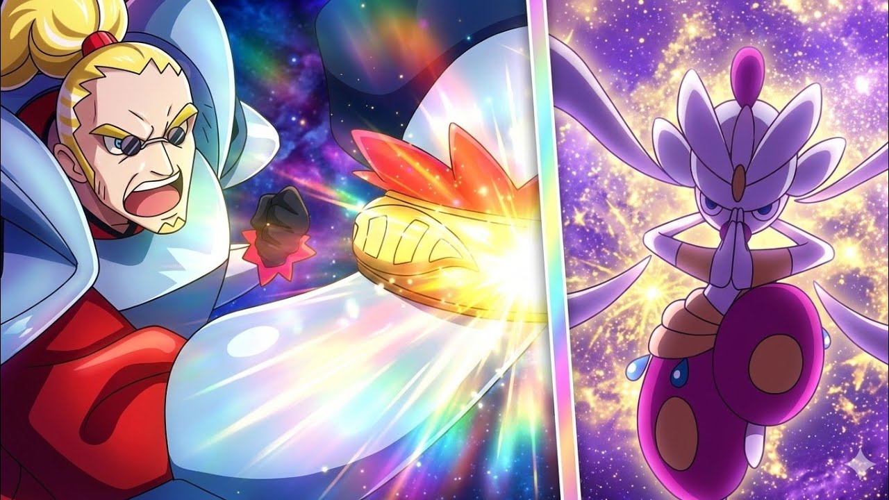 ursaluna vs Mega Medicham -   full battle🥶| Pokémon Horizons ep 130 Amv