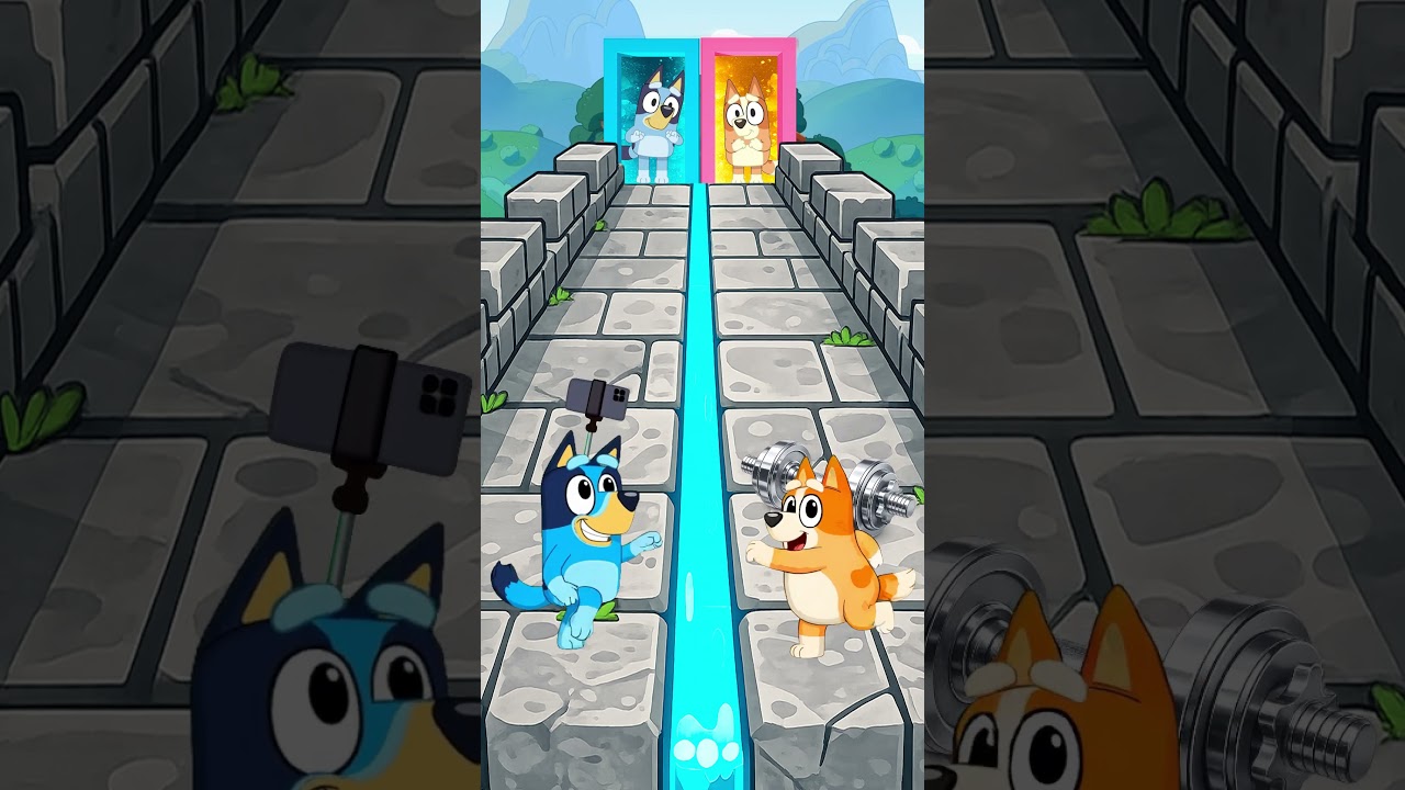 BLUEY vs BINGO - meme #bluey