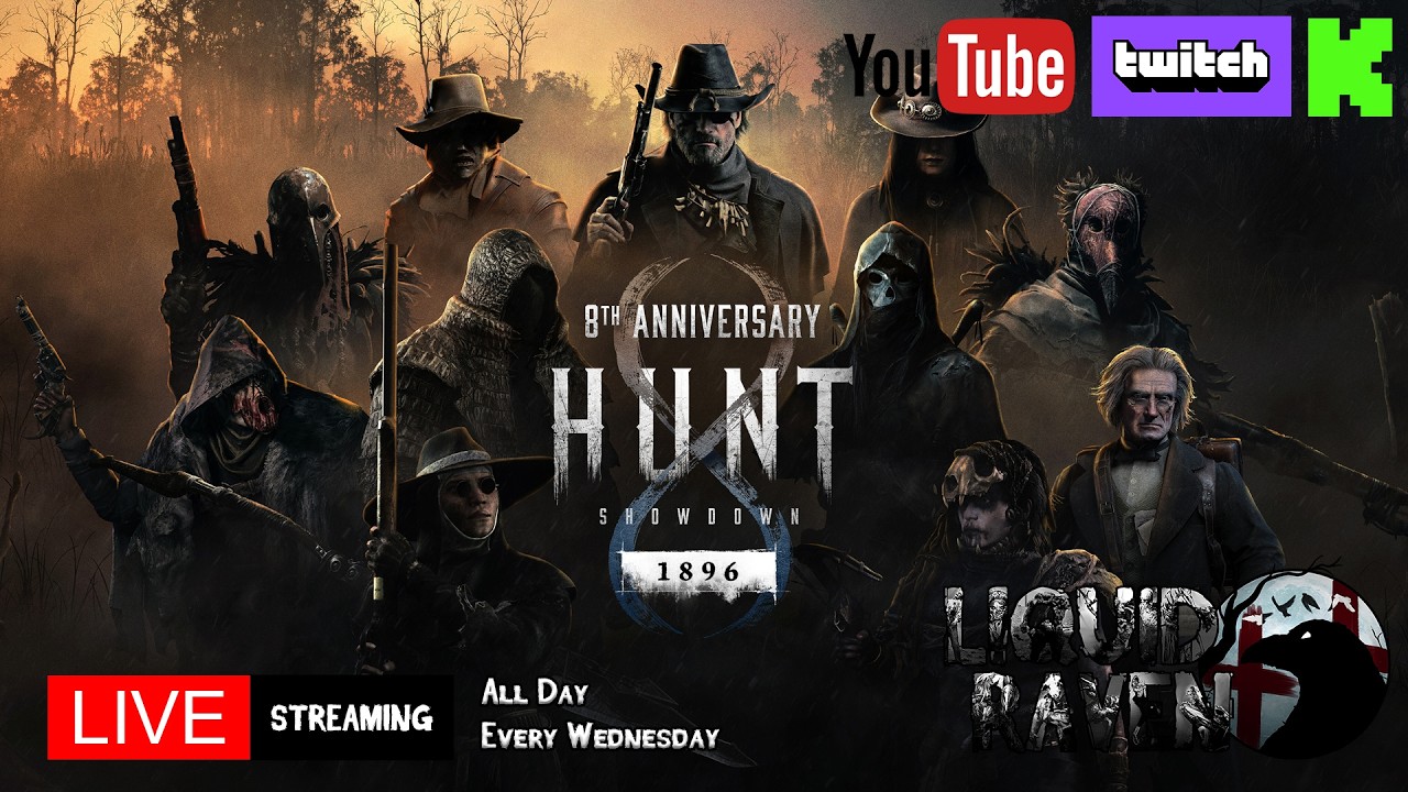 HUNT Showdown 1896 - Welcome to the Stream! Lets Play all day!