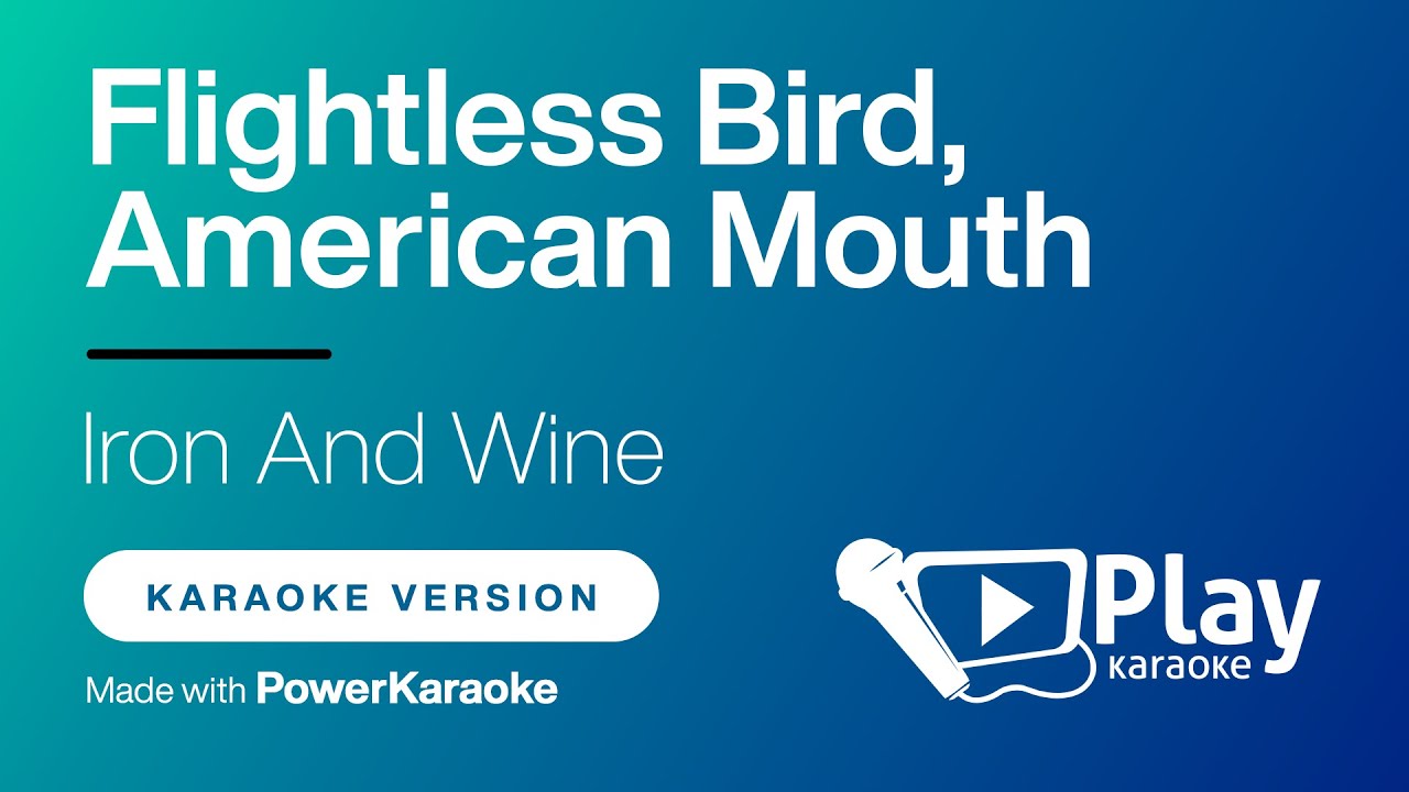 Iron And Wine - Flightless Bird, American Mouth - Karaoke 🎤 PlayKaraoke Instrumental