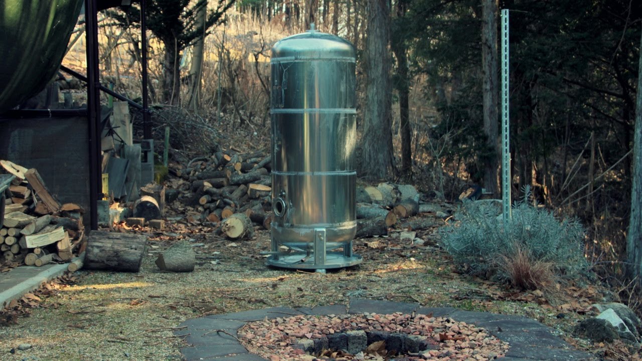 ロケットストーブを作る。