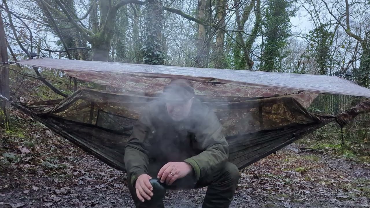 Firemaple Raman pot 800 ml and simply cooking outside in a DD nest hammock