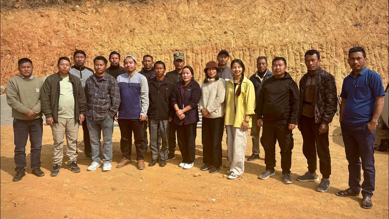 Went to Kiusam Town TBBA Sub-Centre: New Guest House work begins.