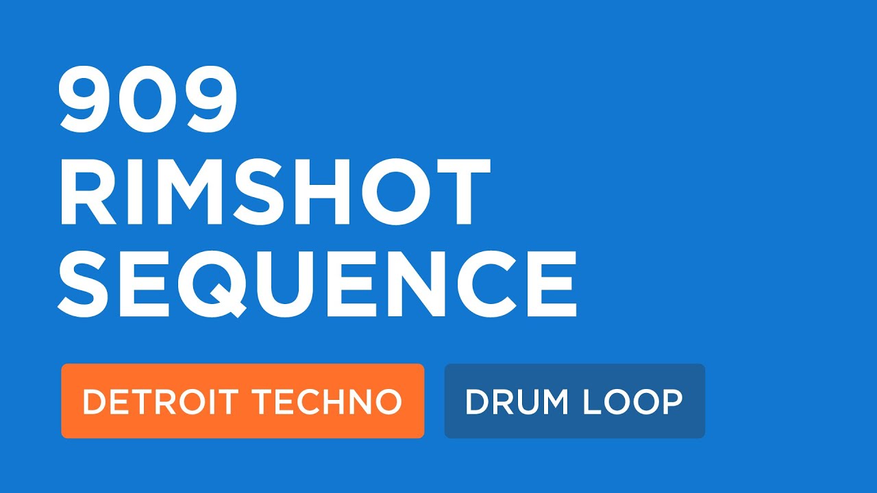 Free 909 Rimshot Sequence | Download Detroit Techno Sounds