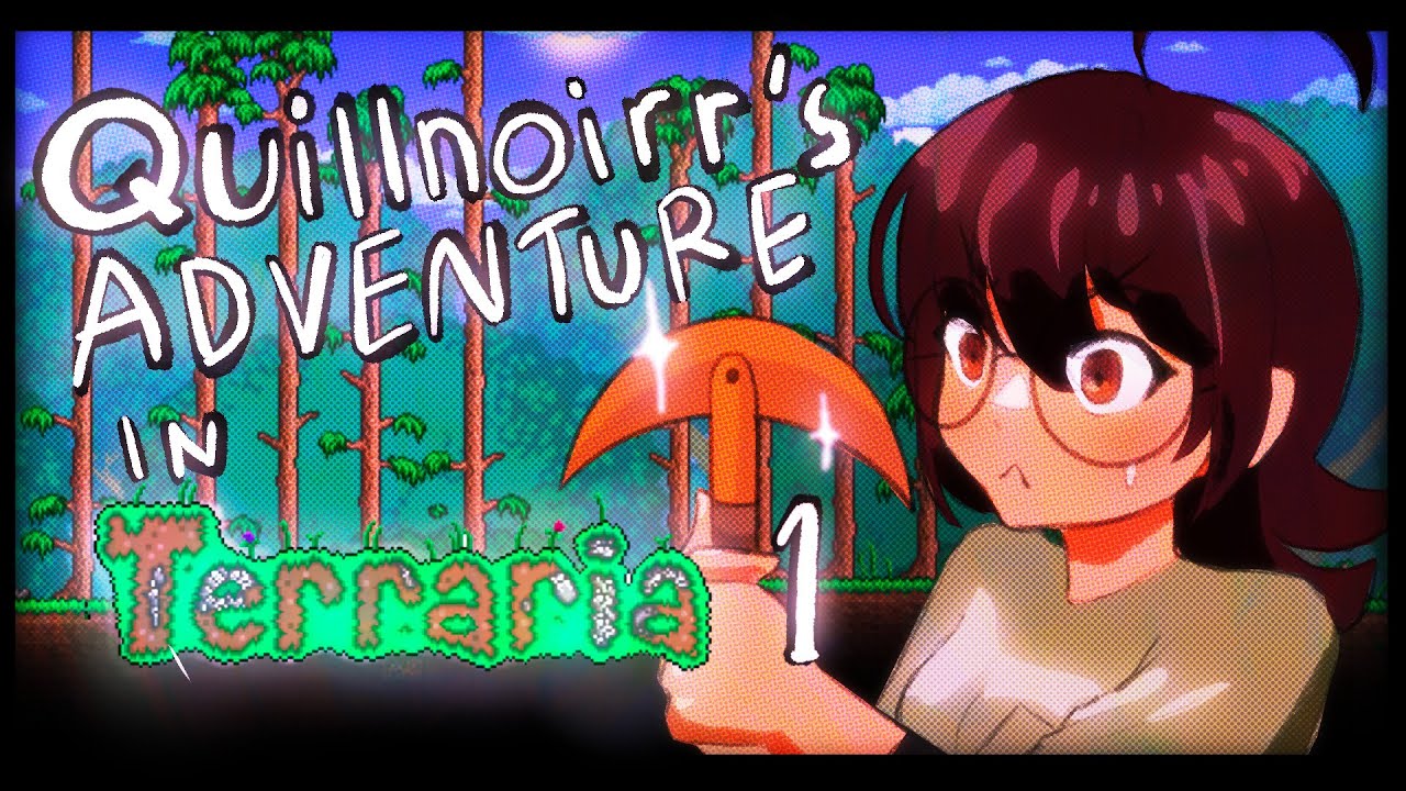 Vtuber Terraria stream | Picking on EXPERT mode | quillnoirr