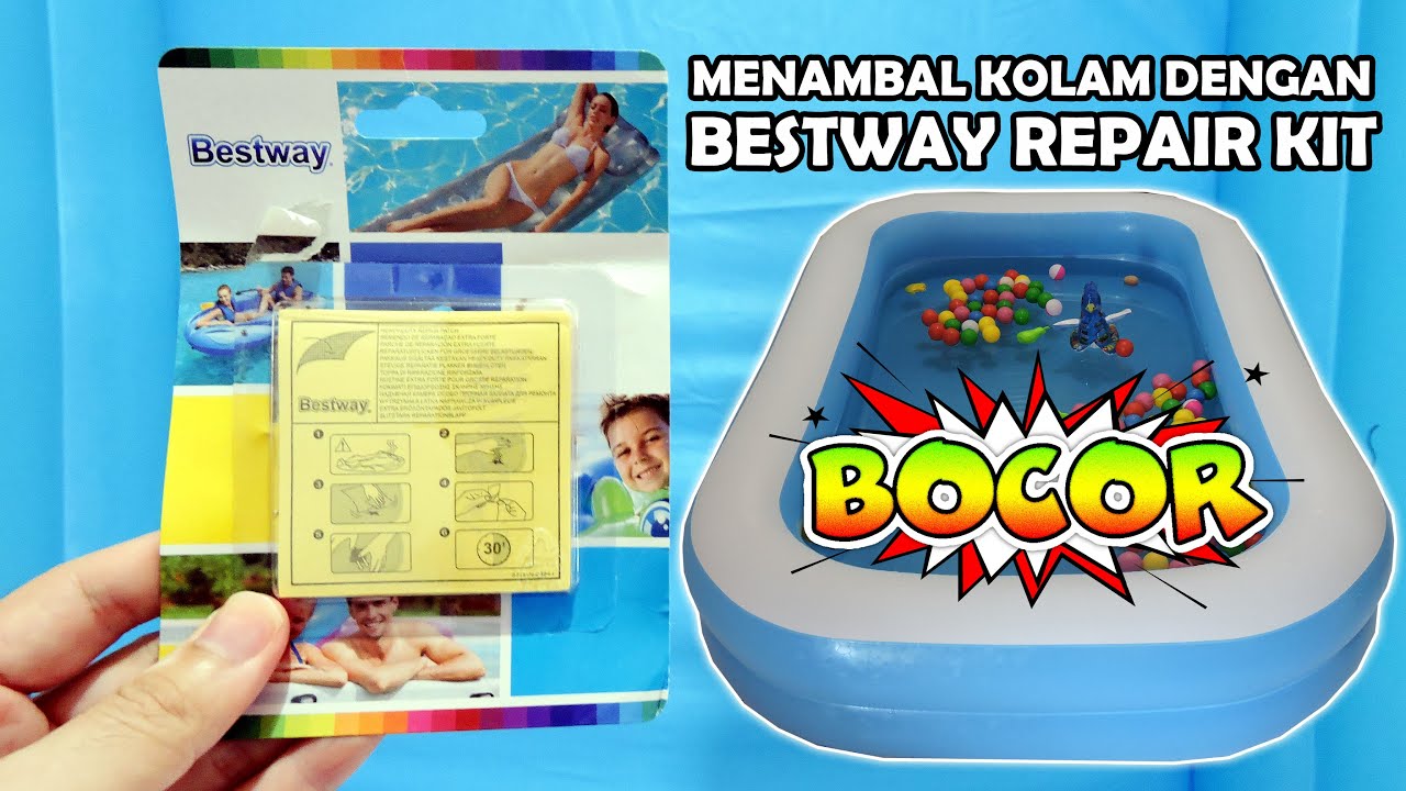 Как исправить протекающий детский бассейн