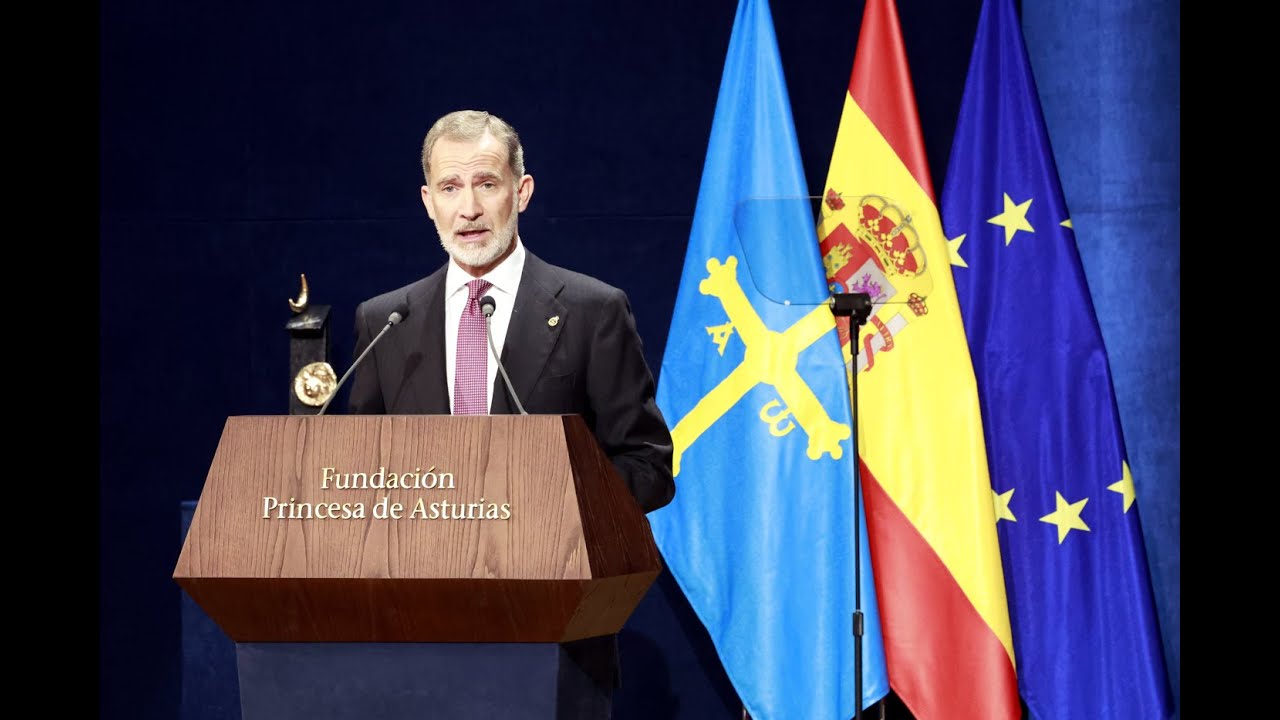 Palabras de Su Majestad el Rey en la entrega de los Premios Princesa de Asturias 2023