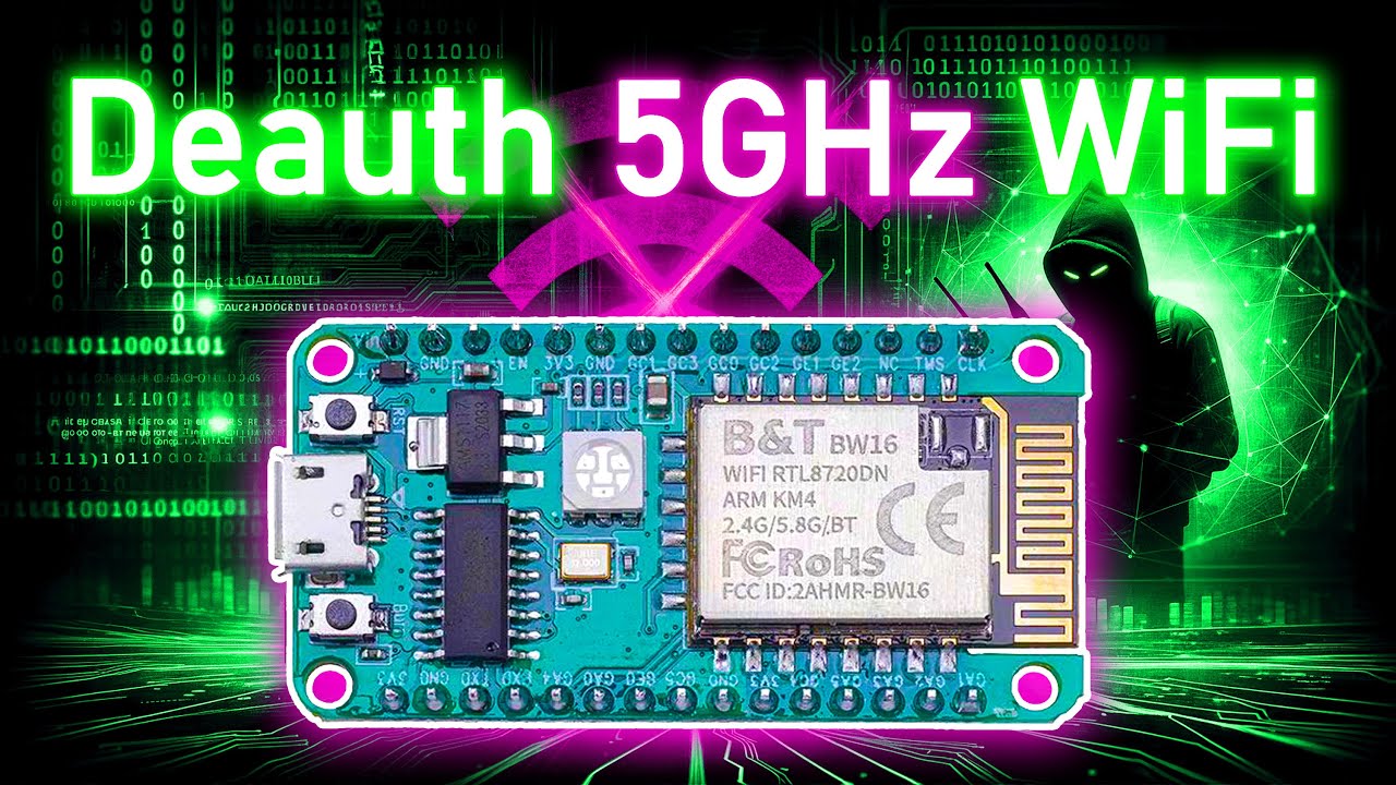 How to D/e/a/u/th 📶 5GHz & 2.4GHz Wi..Fi with RTL8720DN BW16 - Step-by-Step Installation Guide
