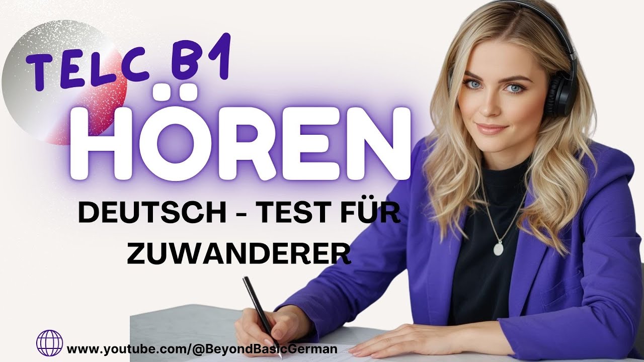 B1 HÖREN PRÜFUNG 2025 TELC   DEUTSCH TEST FÜR ZUWANDERER 45