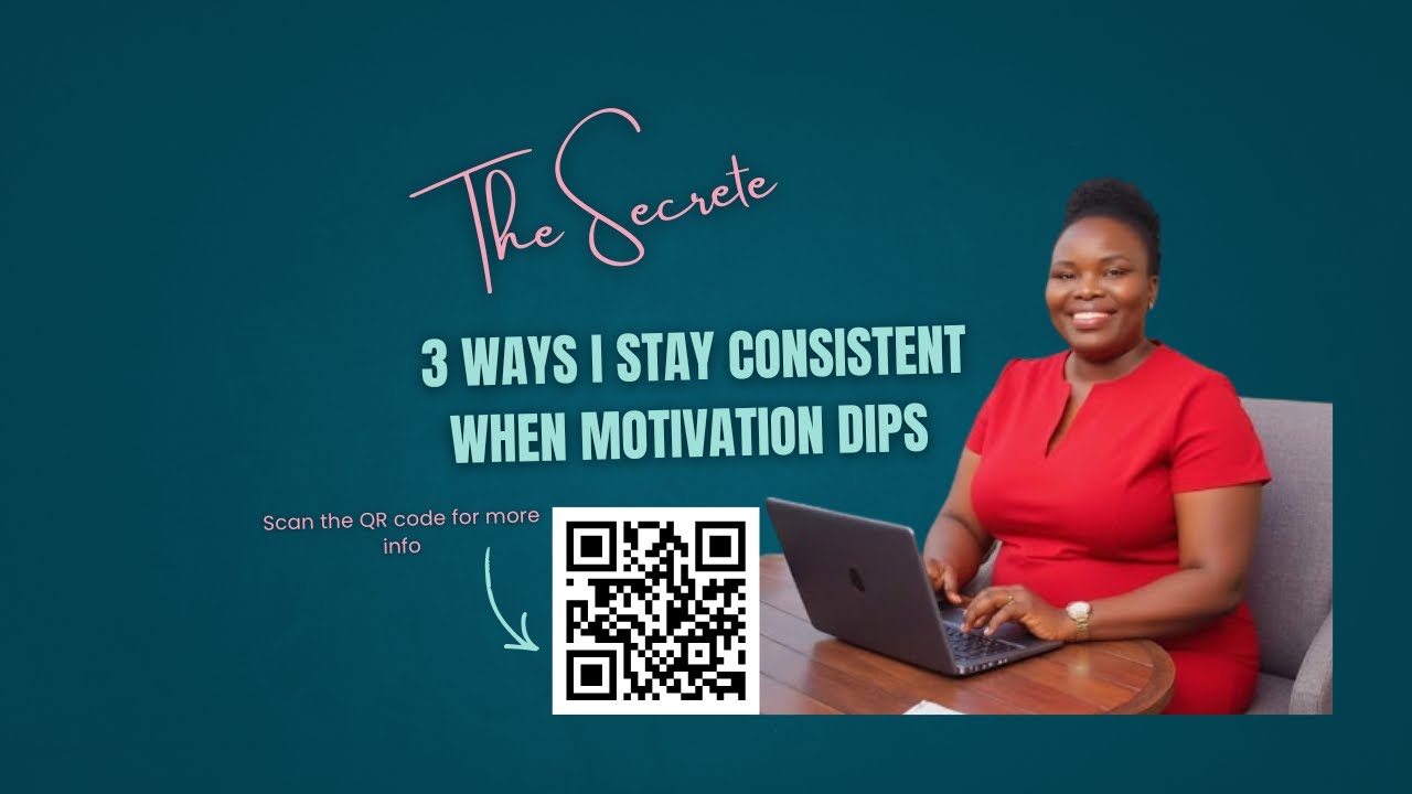 The secrete : 3 ways I stay consistent when motivation dips