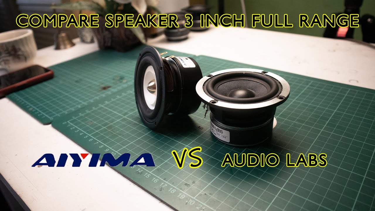 Compare speaker 3 inch full range