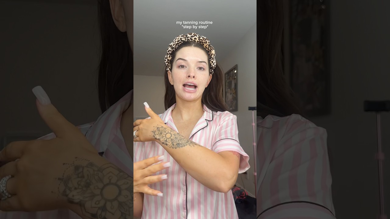 my tanning routine *step by step*  #selftanner #selftan #selftanroutine