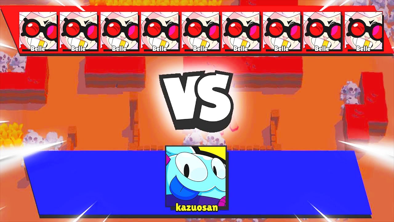 🔥 1 SQUEAK vs 9 BELLE 🔥 Sfida Incredibile Brawl Stars ITA