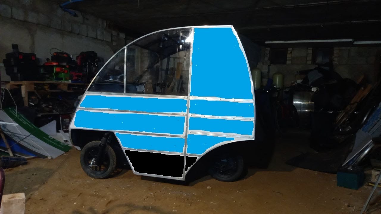 Белорусский веломобиль, поездка по делам. Belarusian velomobile, business trip.