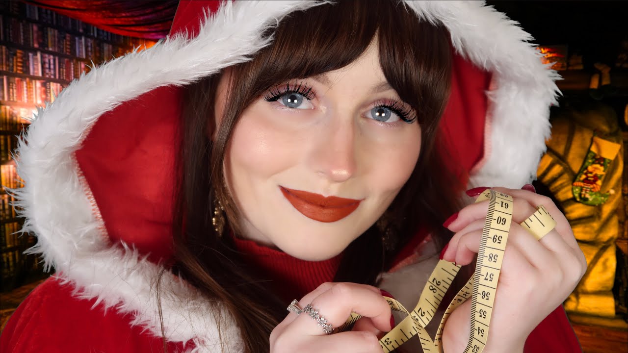 [ASMR] Sassy Mrs Claus Updates your look ❄️ - Measuring, Personal Attention