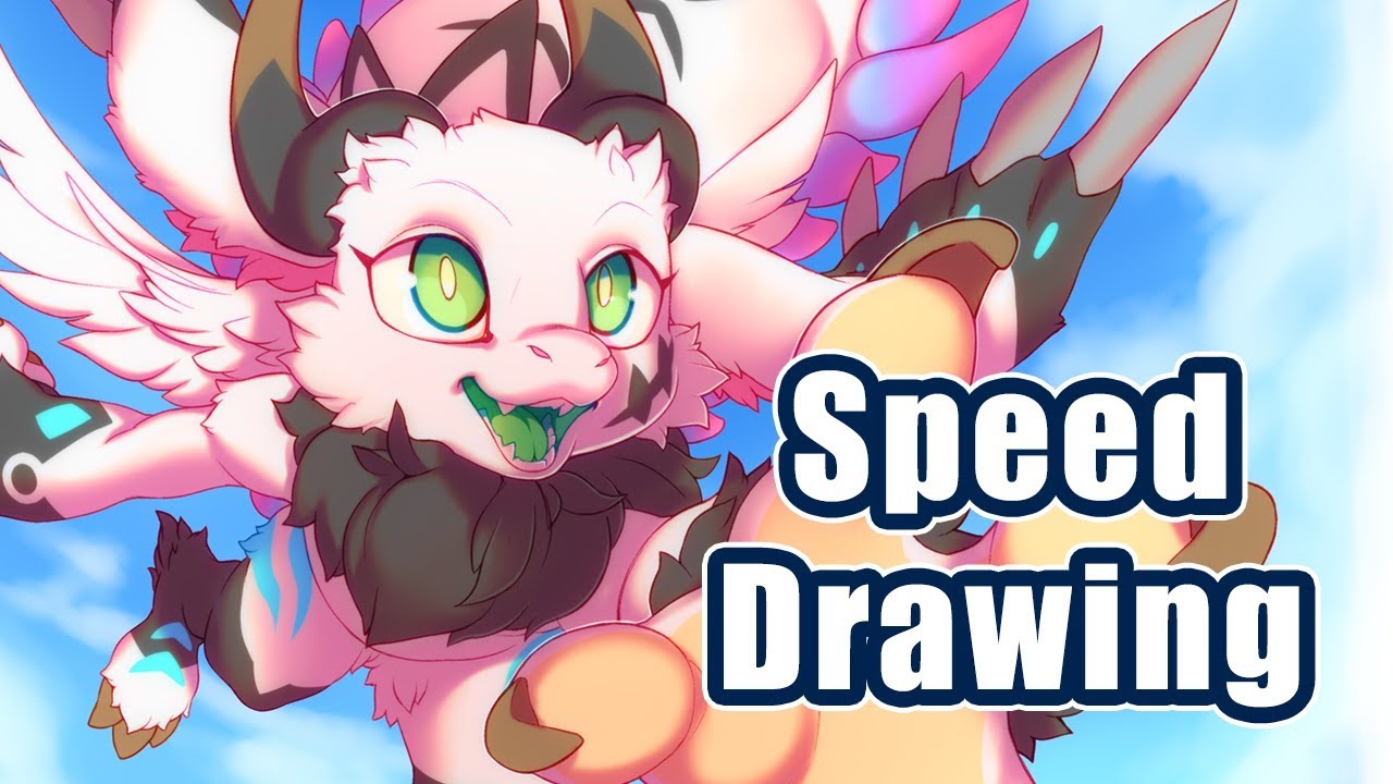 Ron Dragon | Furry Kemono Speed Drawing