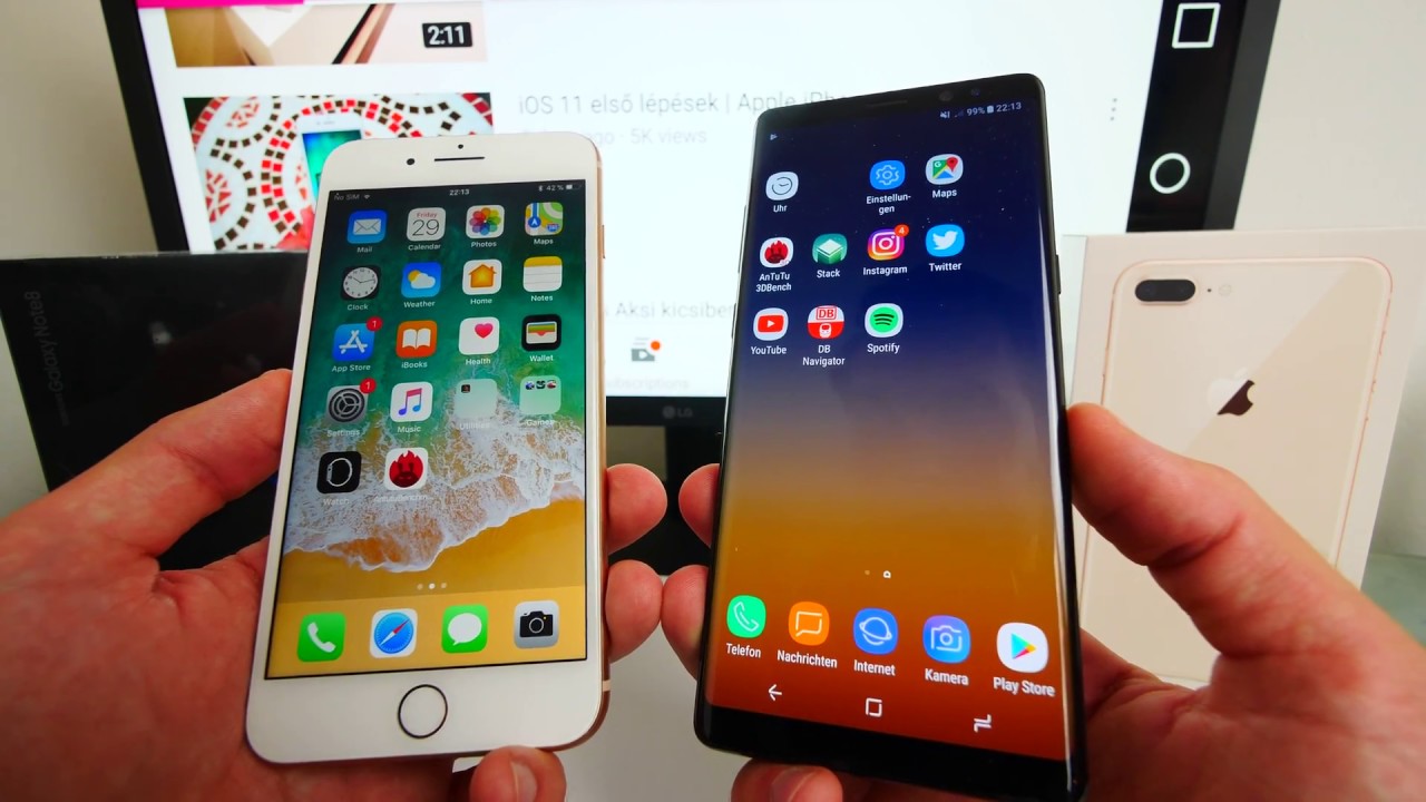 Melyik Phablet legyen? | Apple iPhone 8 Plus vs. Samsung Galaxy Note 8 Összehasonlító