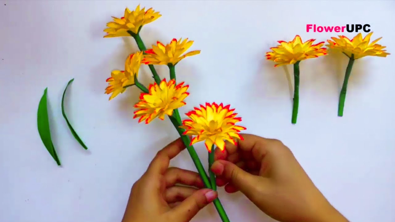 You Won't Believe How EASY PAPER FLOWER MAKING Can Be