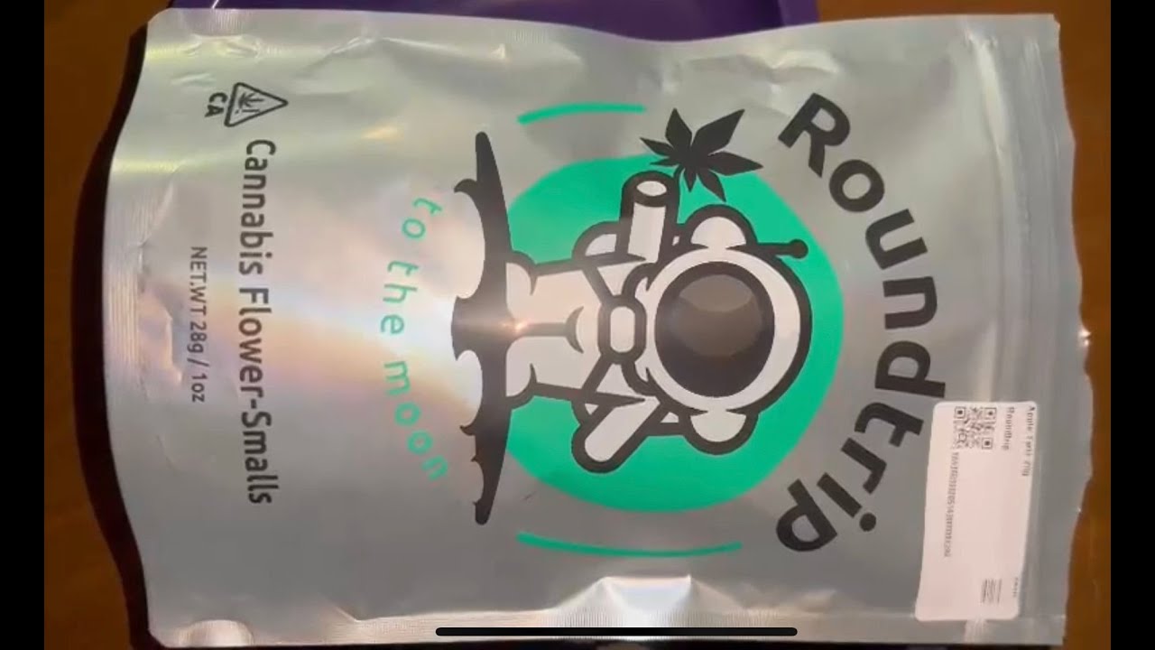 Roundtrip Apple Tartz Strain 28g 30% THC sativa