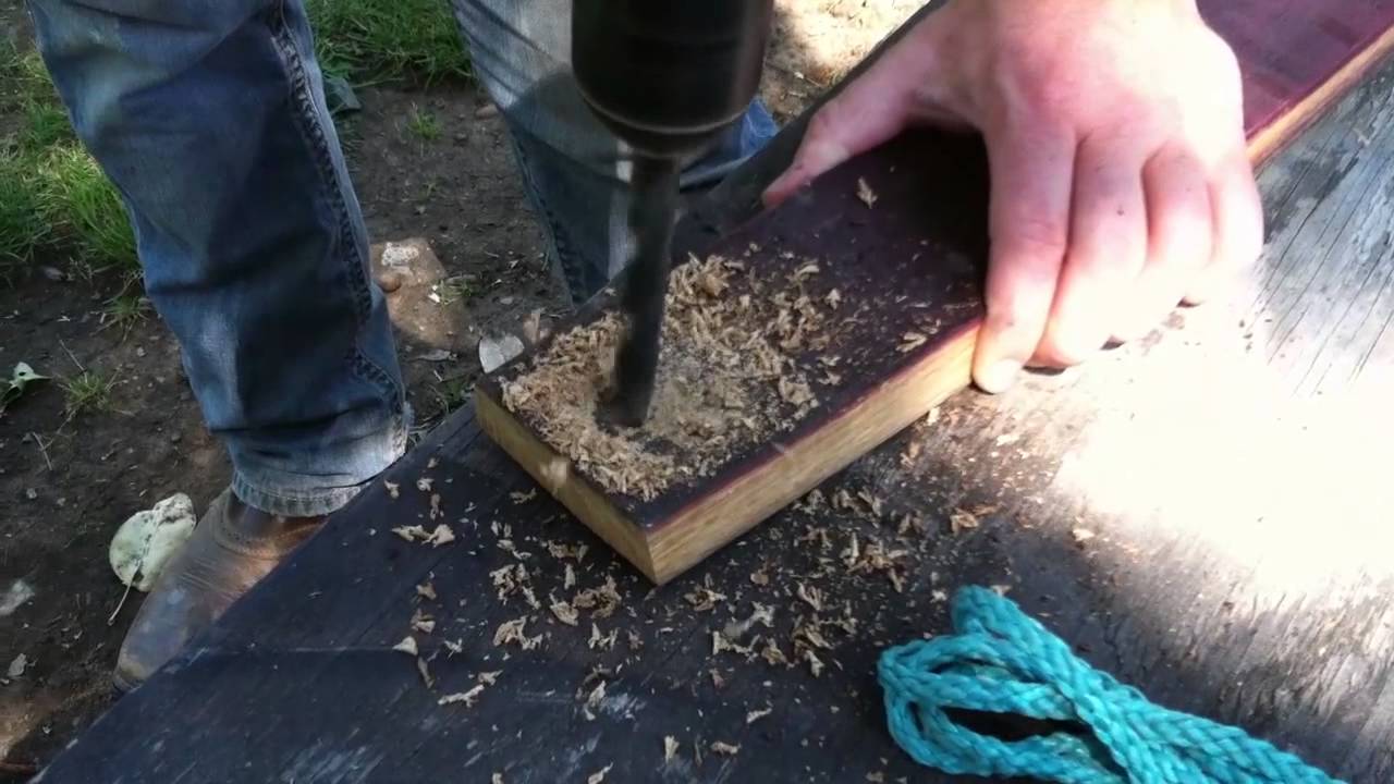 How to Build a Wine Barrel Swing from eWoodArt.com