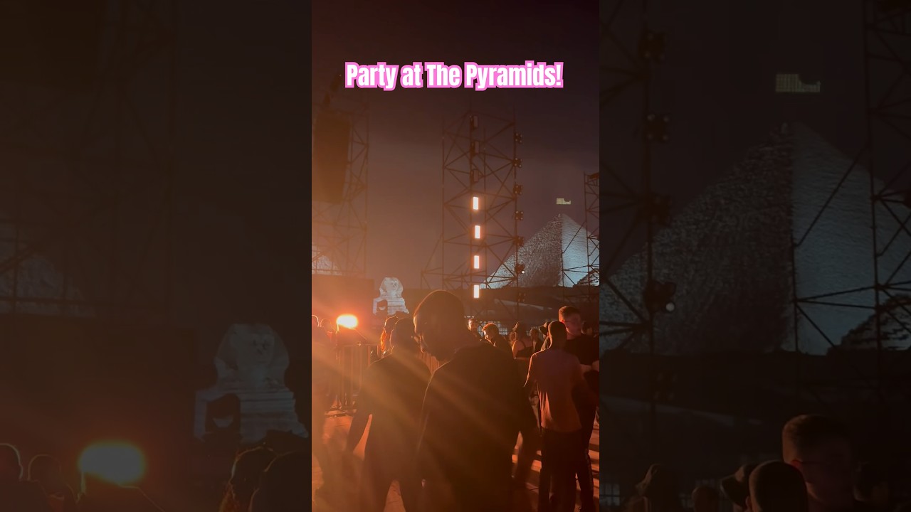 💃🔺🕺🏻 Rave at The Pyramids! 