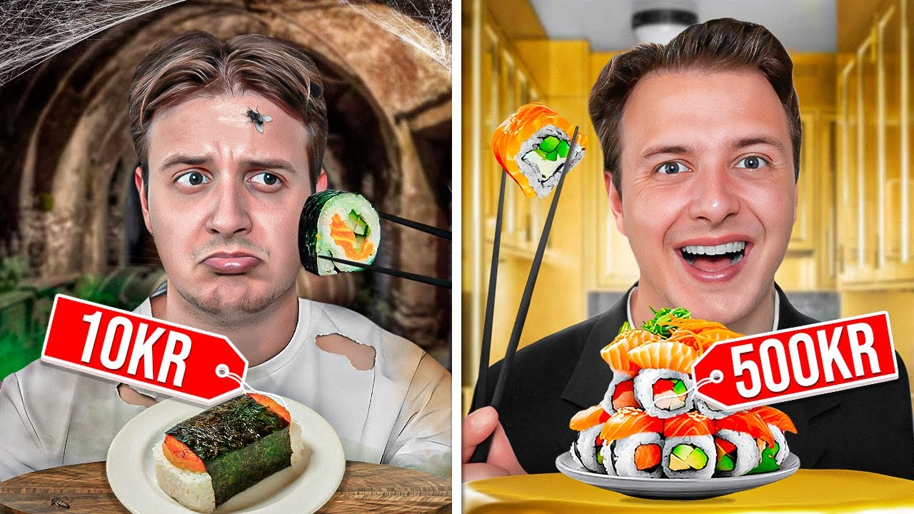50 kr vs 500 kr SUSHI!