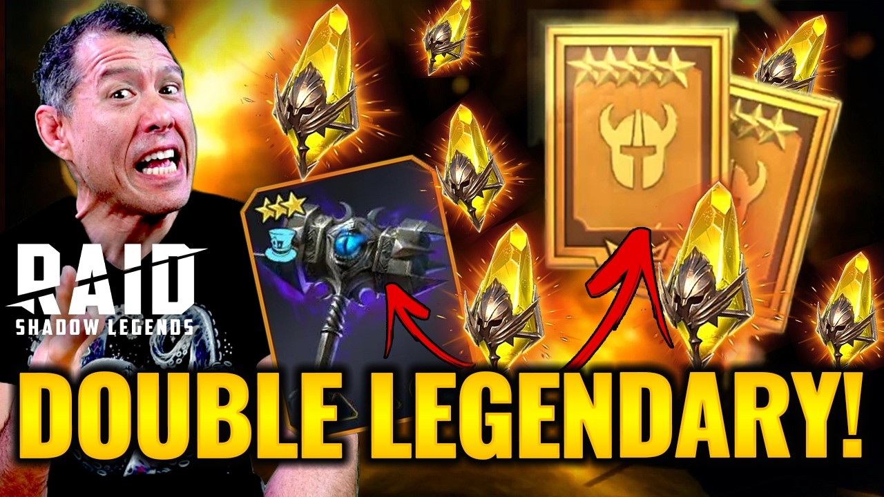 CAT'S GAZE LUCK FROM DOUBLE LEGENDARY? Sacred Shard Opening & Relics Crafted!  RAID: Shadow Legends