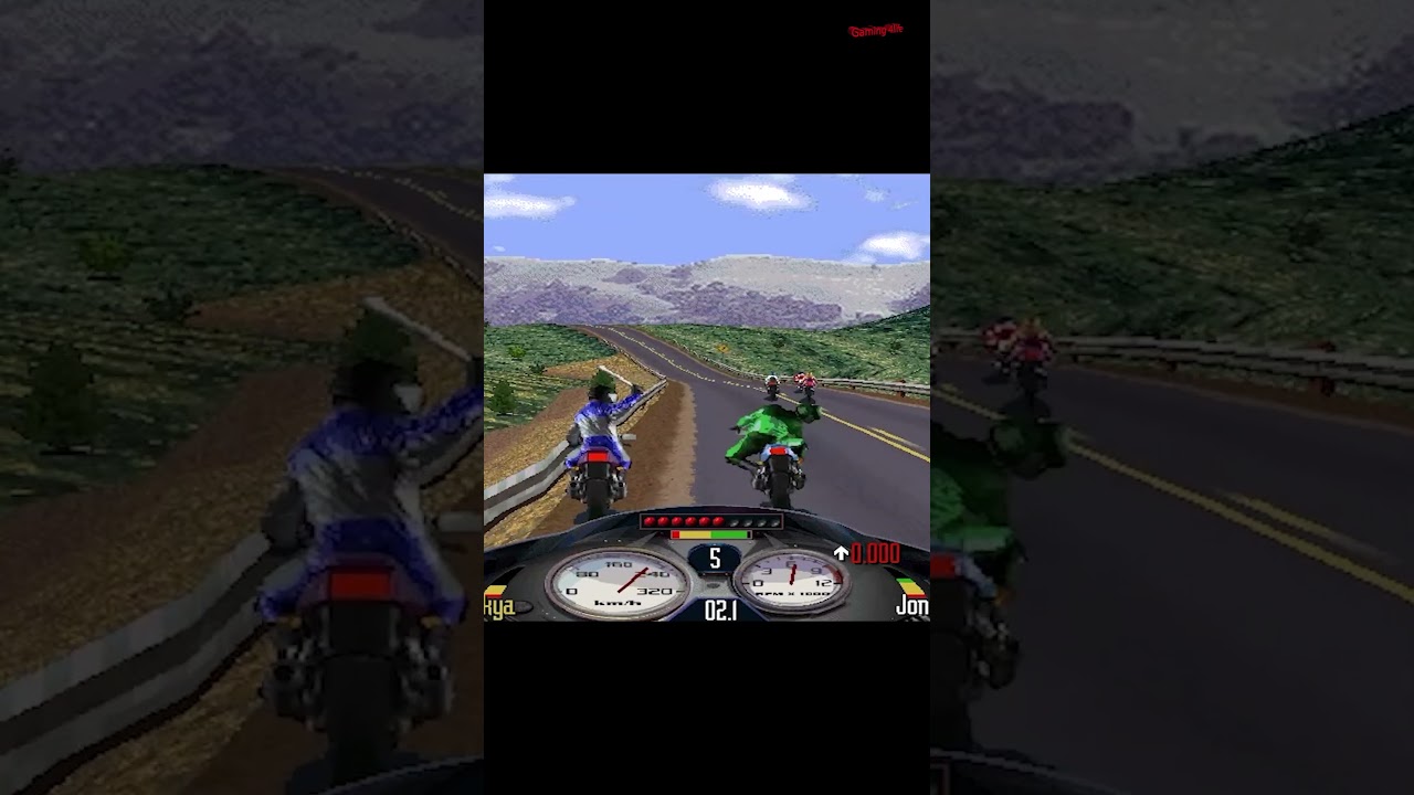 Jon defeated me😂☠️ Road Rash #roadrash #trending #gaming #gaming4life441 #games #gameplay #viral