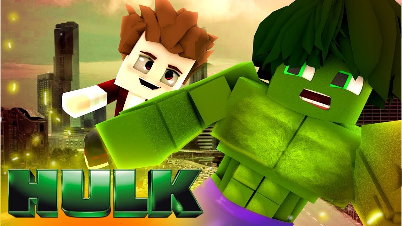 Minecraft - HULK GIGANTE ESMERALDA - MEU FILHO DESCOBRIU MEUS PODERES ! 2