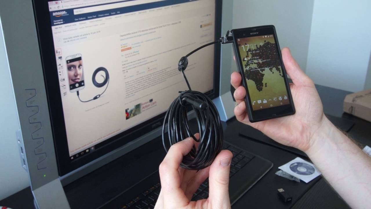 La caméra endoscope pour smartphones Android et PC de chez Depstech