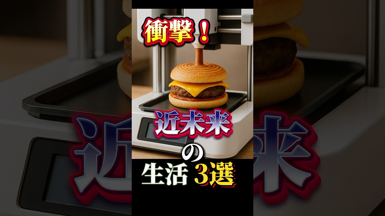 衝撃！近未来の生活3選