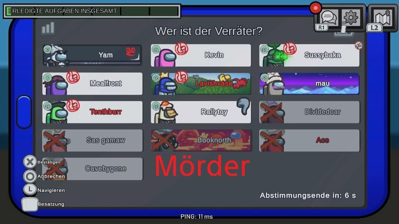 ich spiele Among Us 🎉