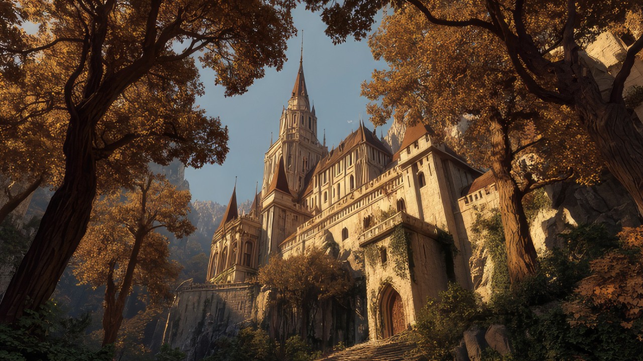 Epic Medieval Celtic Music | Ancient Castle Hidden in an Autumn Forest Ambience