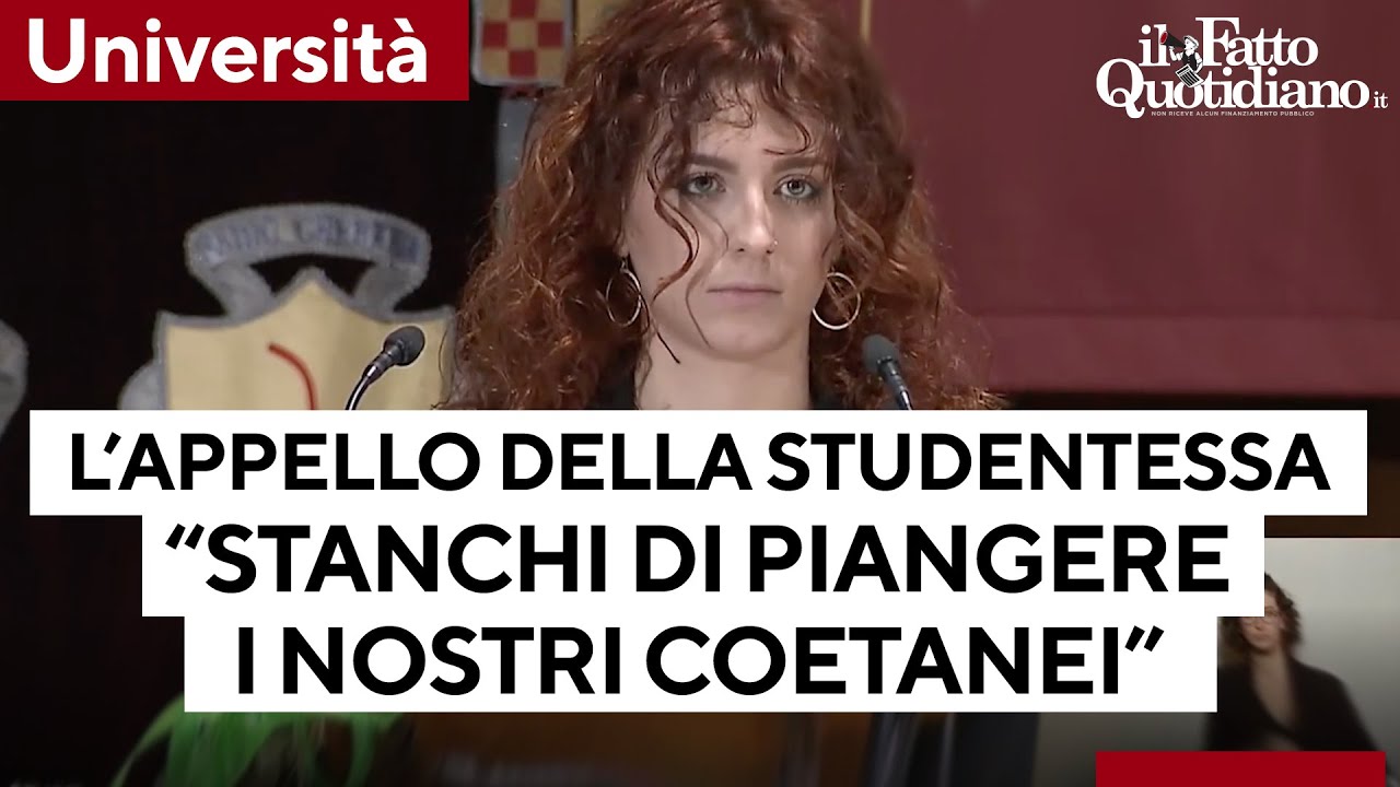 “Stanchi di piangere i nostri coetanei, basta competizione sfrenata”. L’appello della studentessa